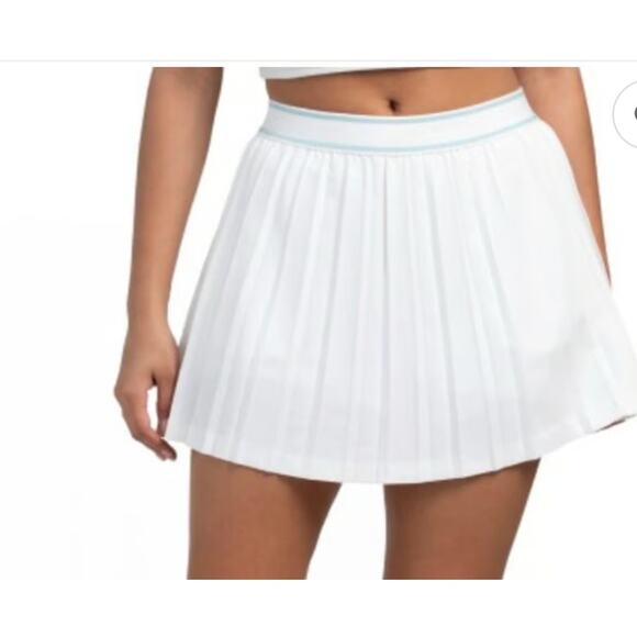 Peter Millar Dresses & Skirts - Peter Millar Mickey pleated white golf skirt size M